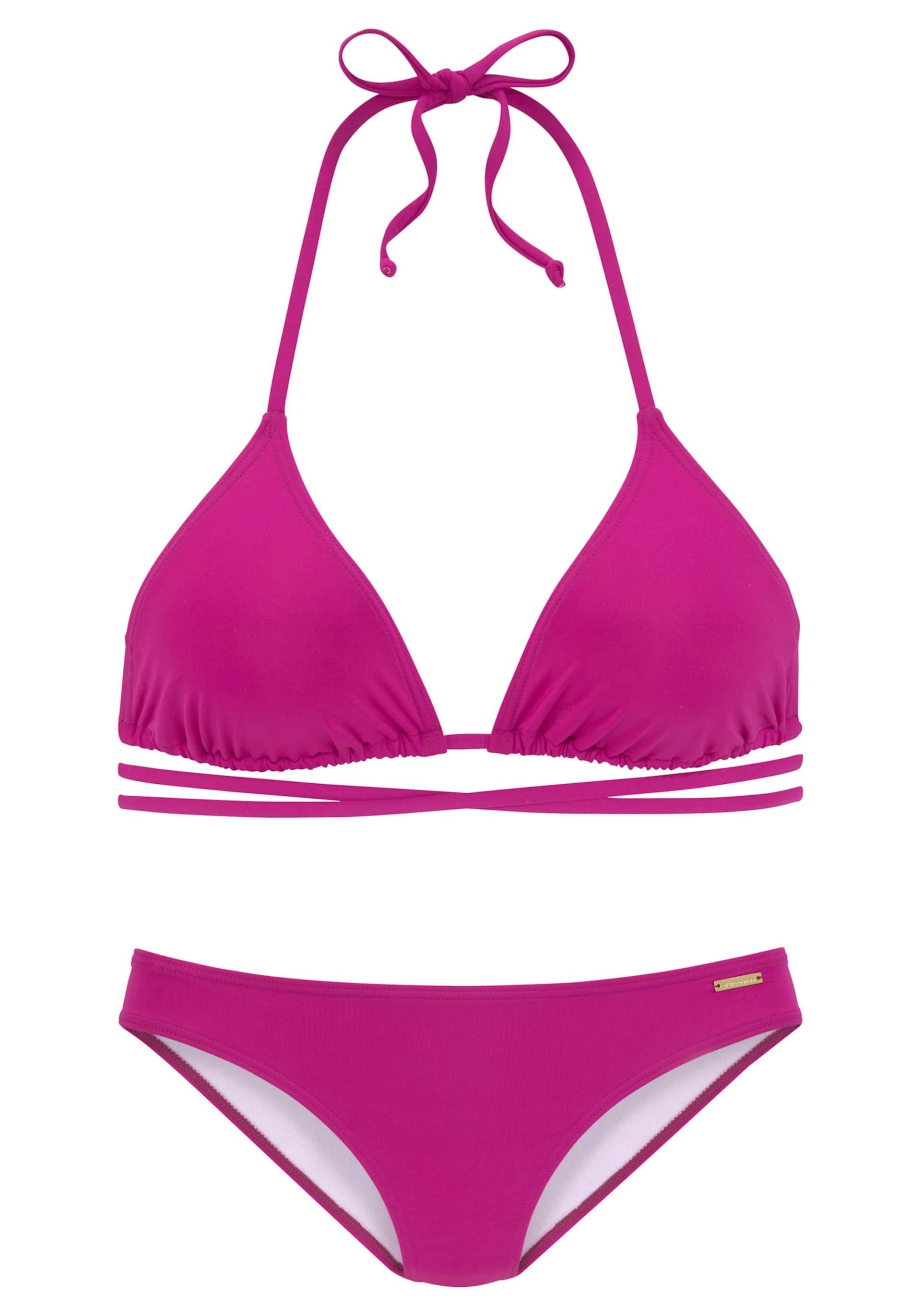 Triangel-Bikini in beere von Bruno Banani