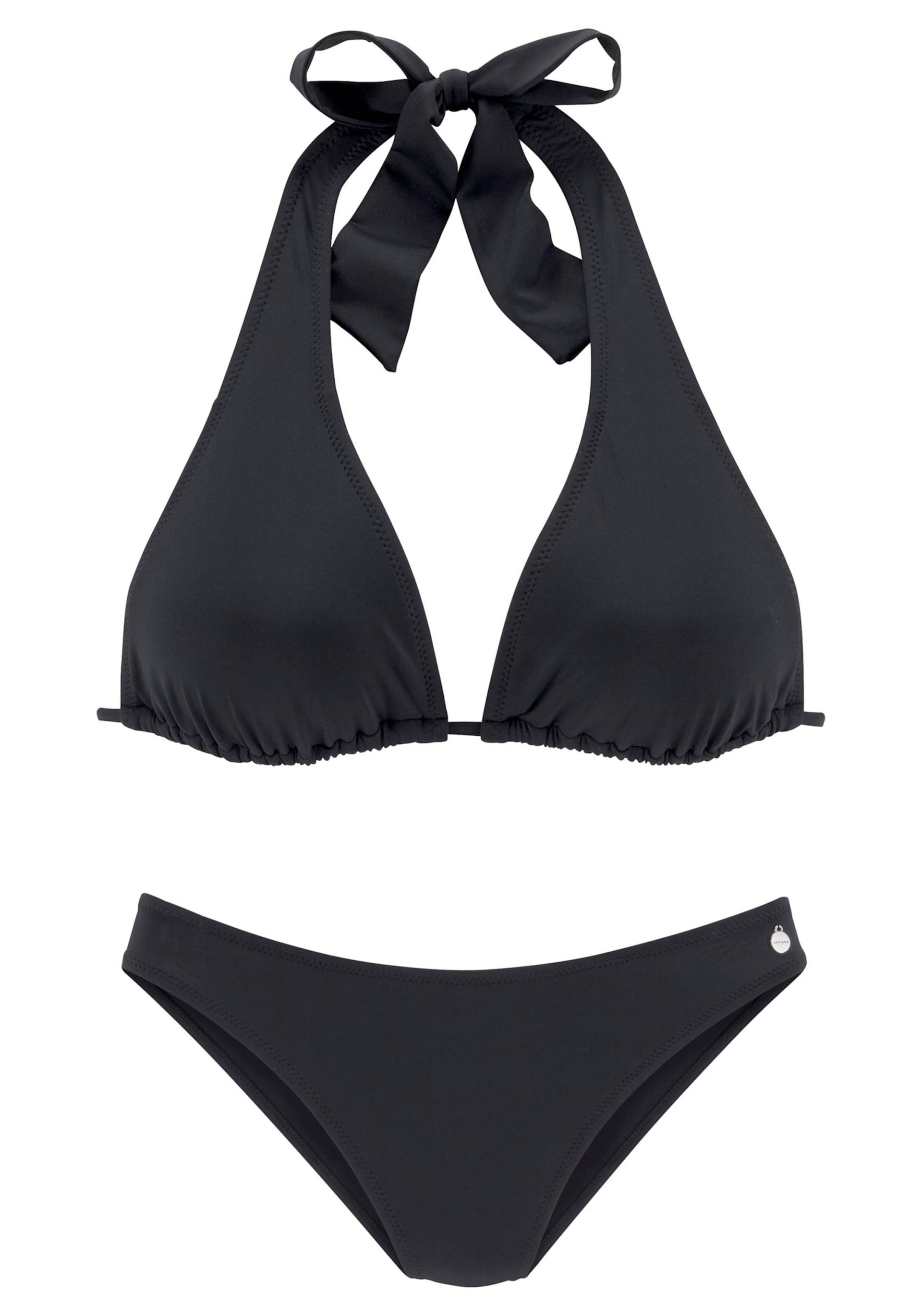 Triangel-Bikini in schwarz von LASCANA