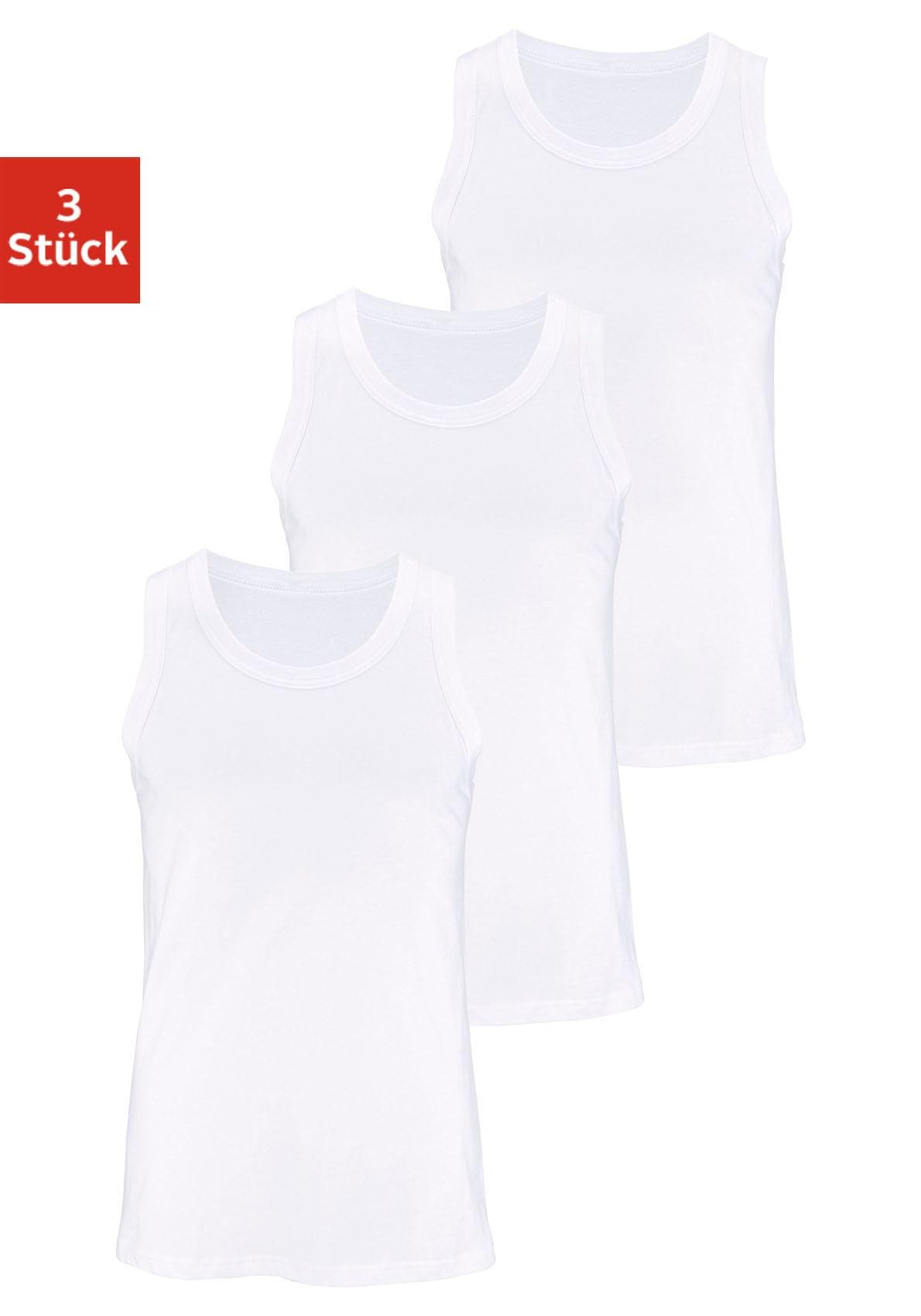 H.I.S Tanktop »Unterhemd für Herren«, (Packung, 3 tlg.), mit Rundhals aus Baumwolle H.I.S Tanktop »Unterhemd für Herren«, (Packung, 3 tlg.), mit Rundhals aus Baumwolle von H.I.S