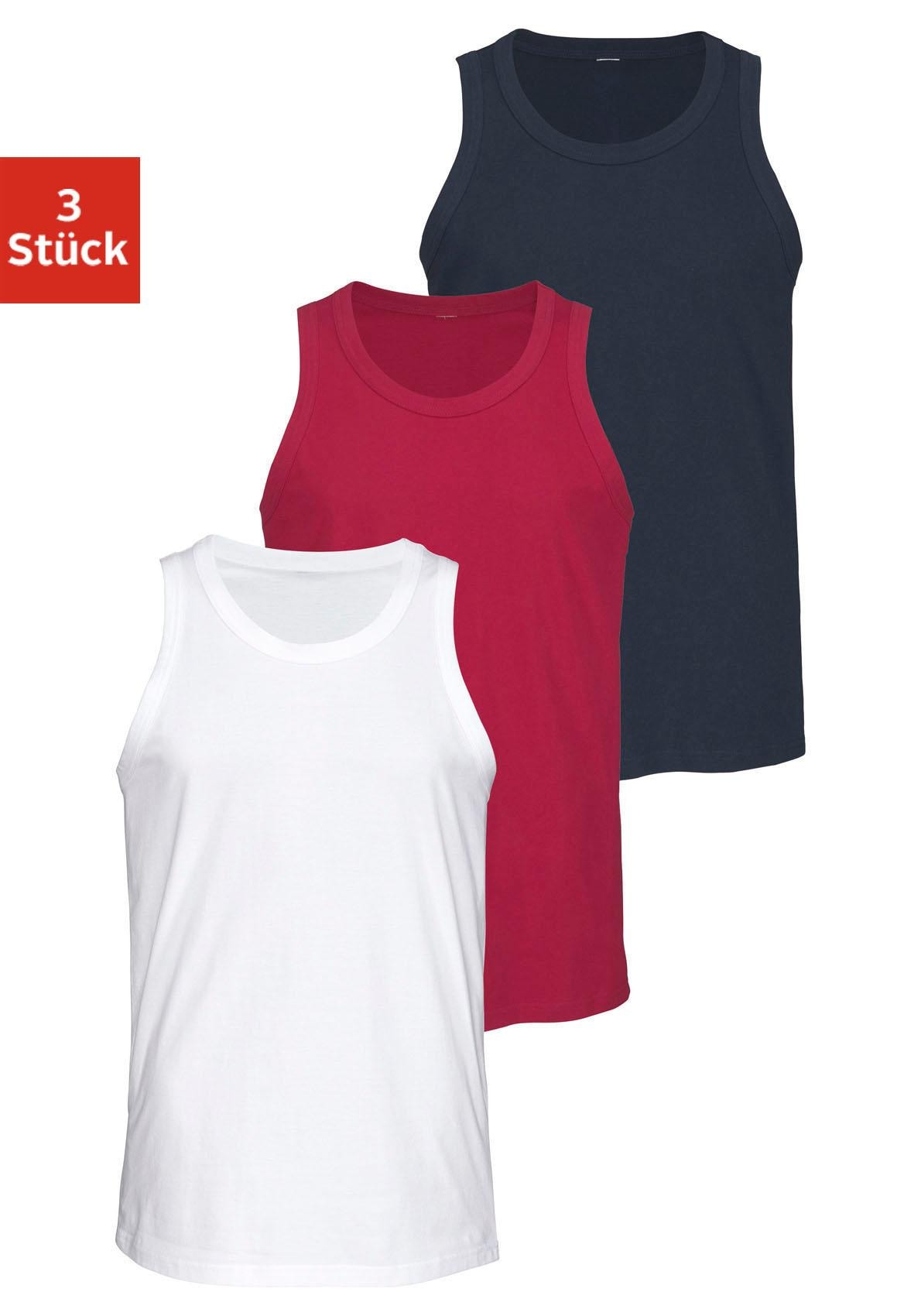H.I.S Tanktop »Unterhemd für Herren«, (Packung, 3 tlg.), mit Rundhals aus Baumwolle H.I.S Tanktop »Unterhemd für Herren«, (Packung, 3 tlg.), mit Rundhals aus Baumwolle von H.I.S