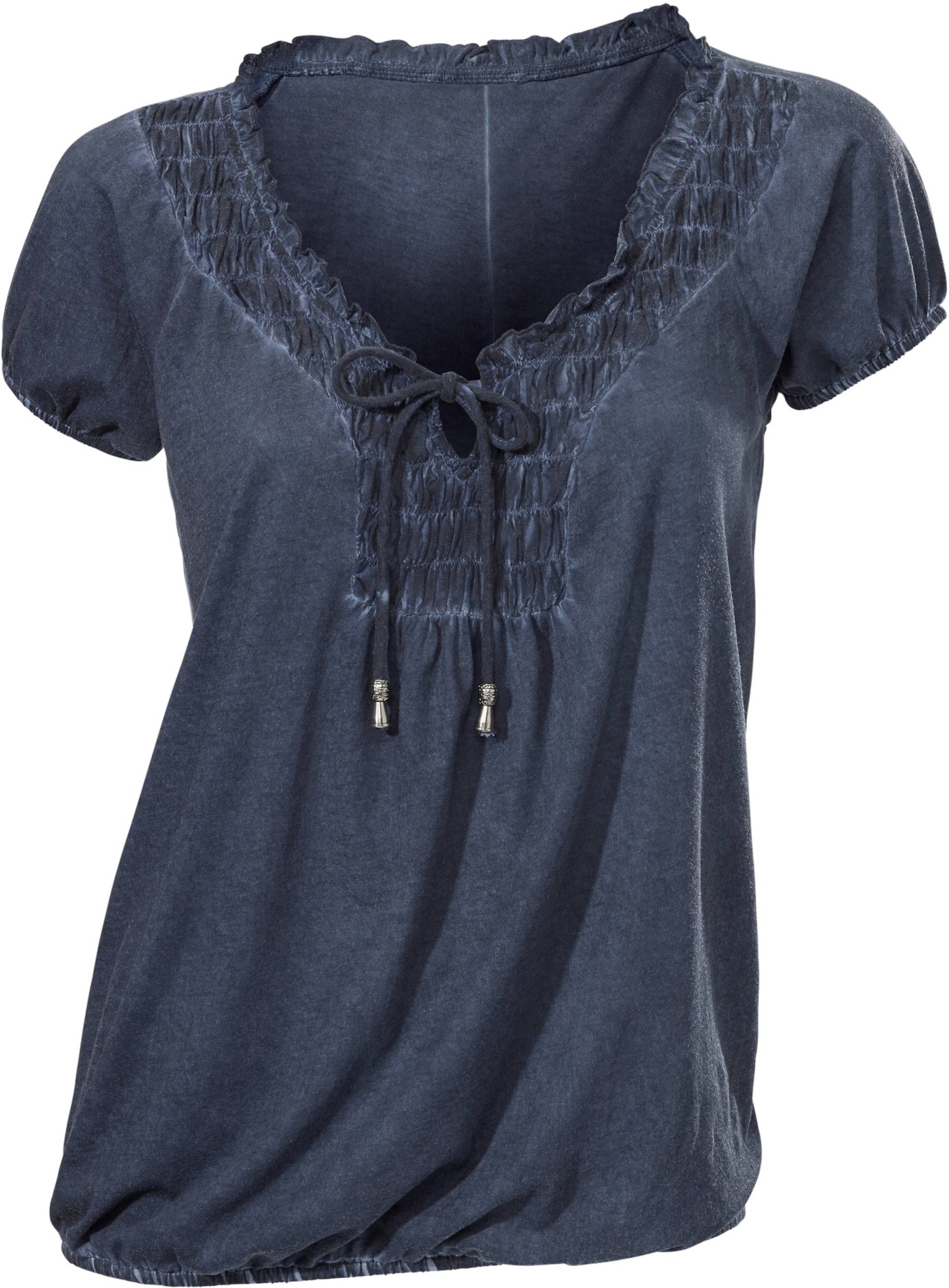 V-Shirt in blau von heine