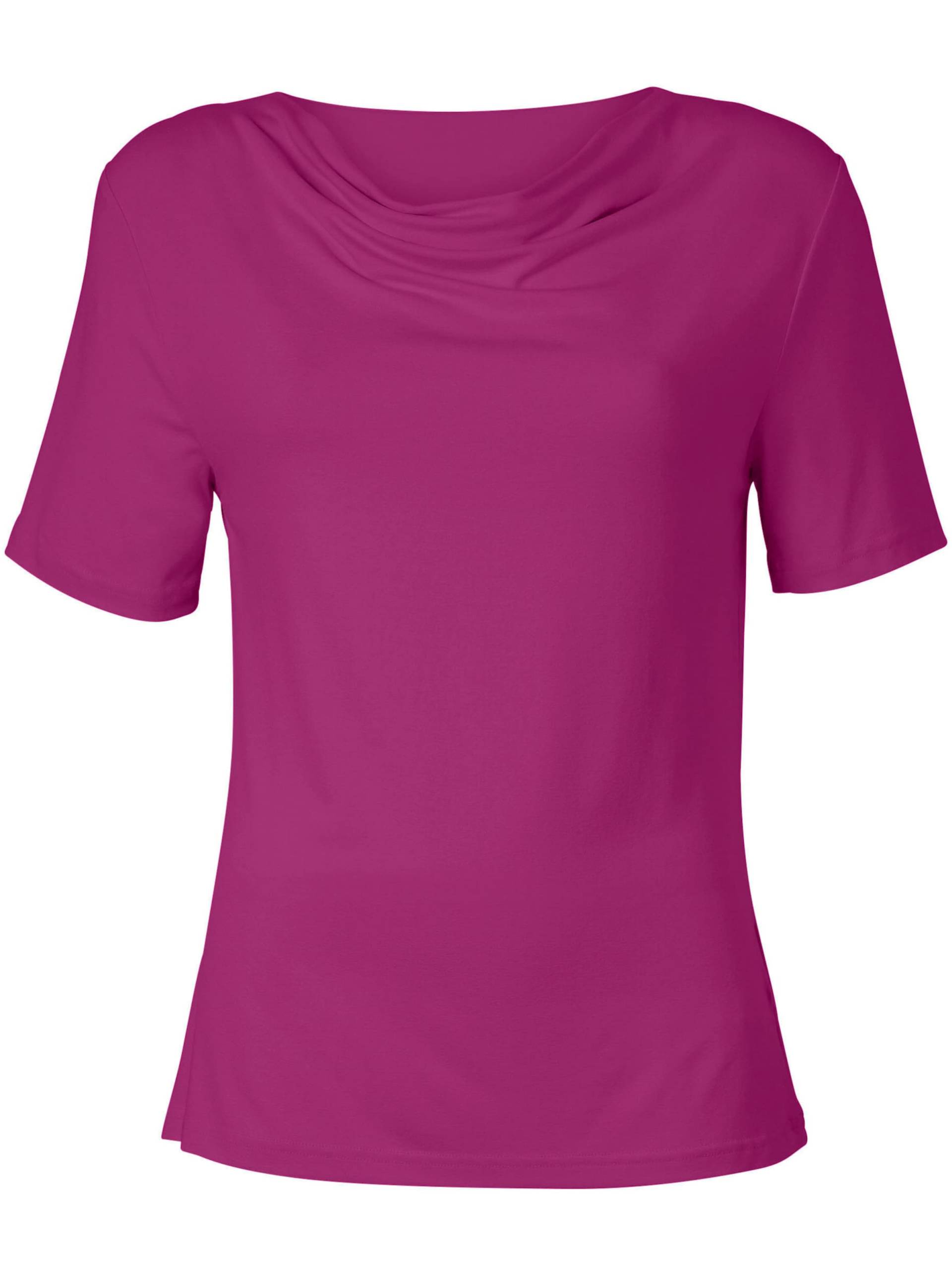 Wasserfallshirt in fuchsia von heine