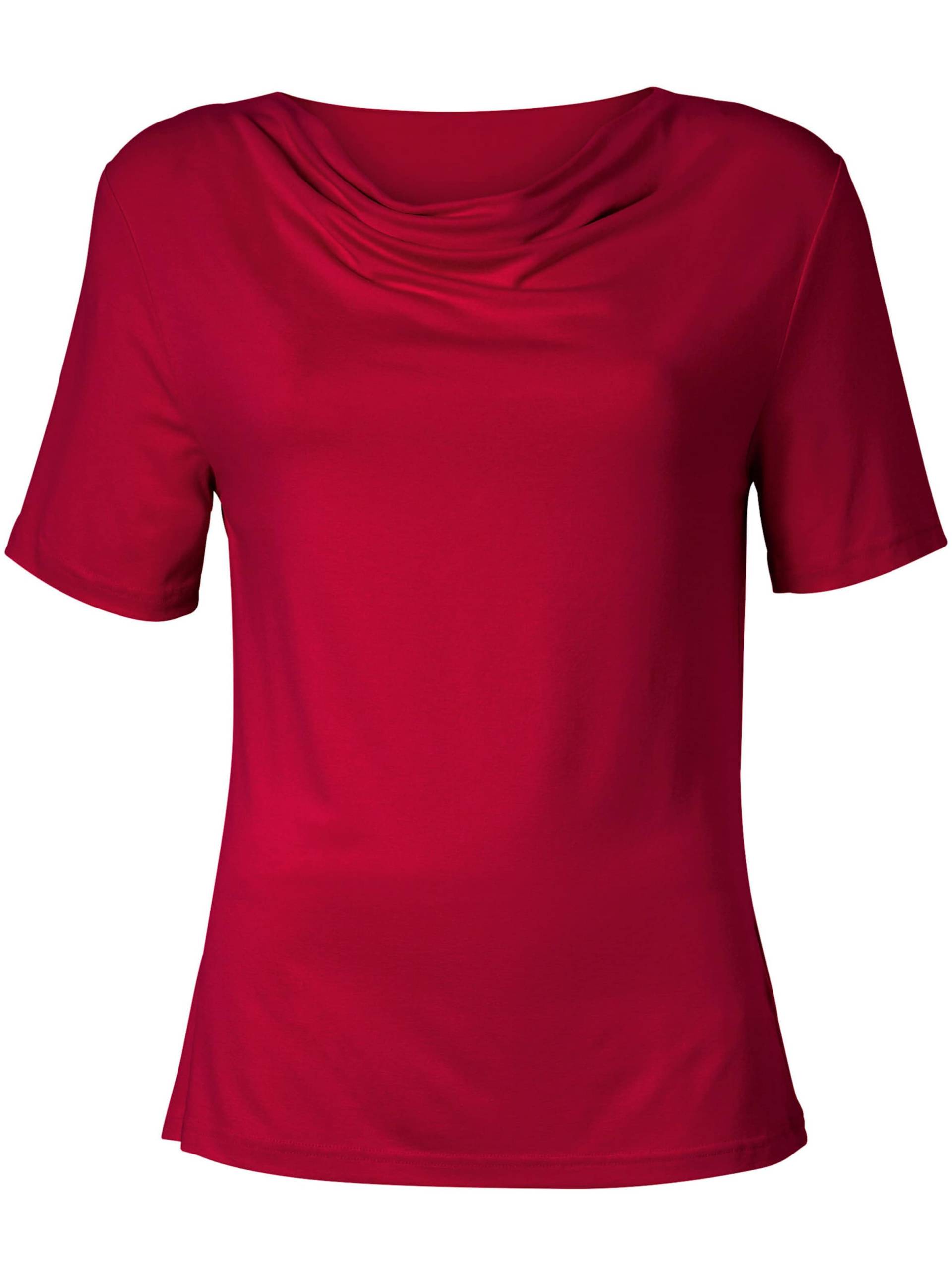 Wasserfallshirt in rot von heine