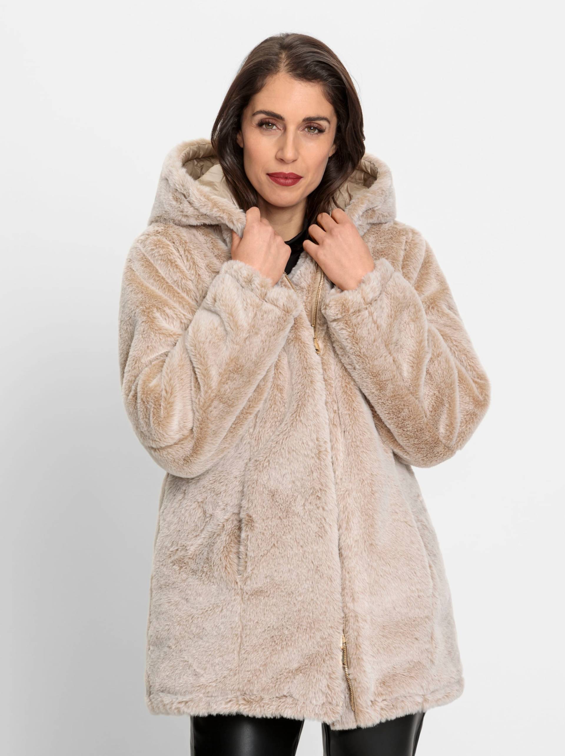 Wendejacke in beige von heine