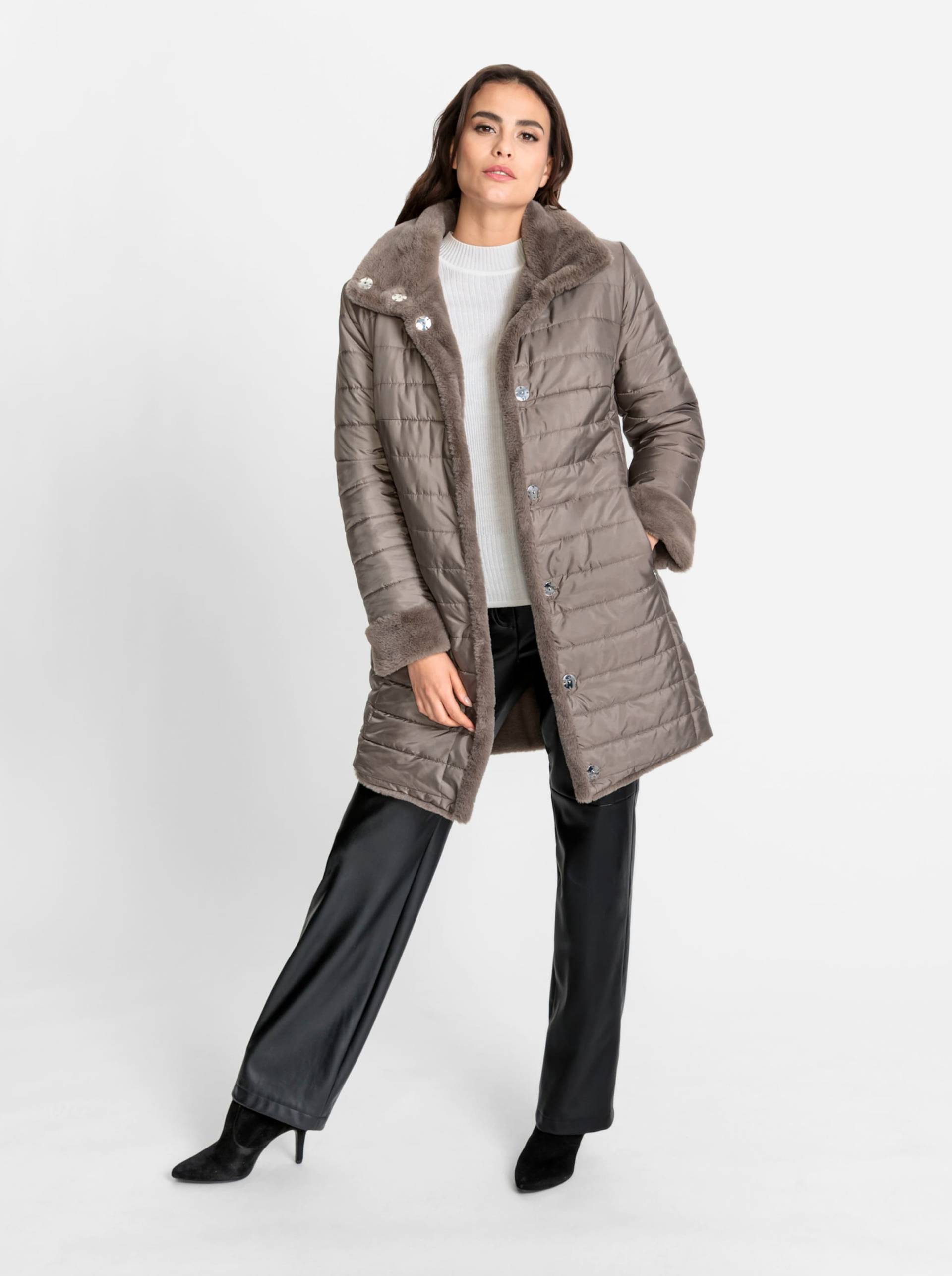 Wendejacke in taupe von heine