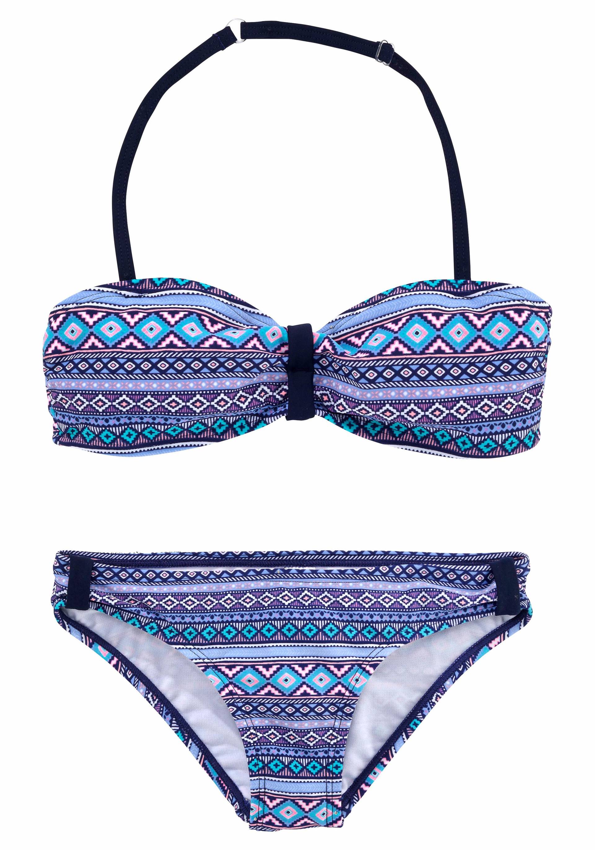 s.Oliver Bandeau-Bikini, mit grafischem Druck von s.Oliver