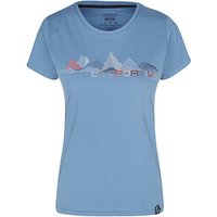 LA SPORTIVA Damen Klettershirt Peaks blau | S von la sportiva