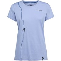 LA SPORTIVA Damen Klettershirt Route blau | L von la sportiva