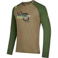 LA SPORTIVA Herren Klettershirt Stripe Cube dunkelgrün | L von la sportiva