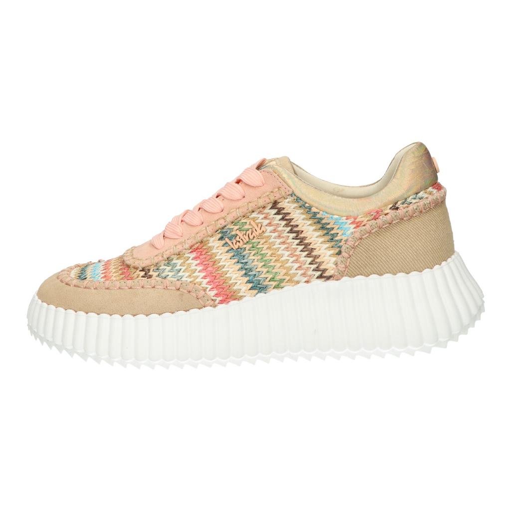 la strada Sneaker gemustert Schuhgrösse Damen: 37, Farbe: Beige von la strada