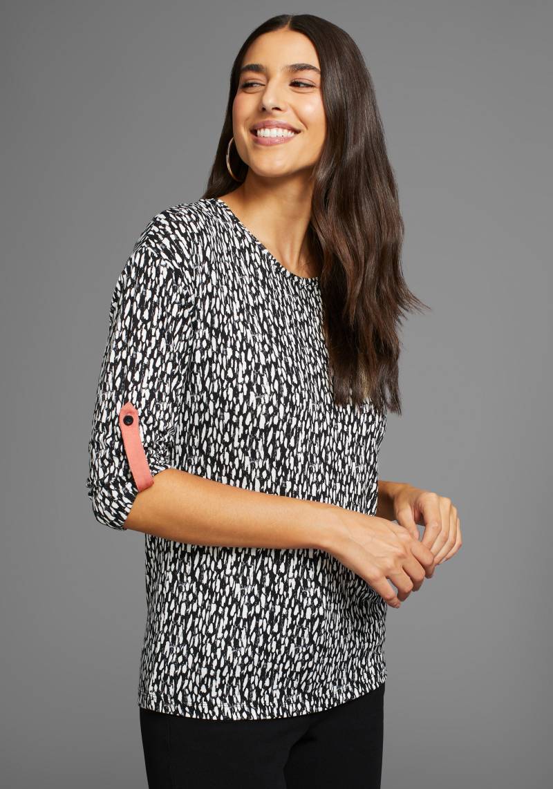 Laura Scott 3/4-Arm-Shirt, mit Allover-Print - NEUE KOLLEKTION von laura scott