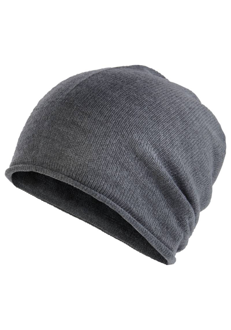 Laura Scott Beanie, aus weichem Feinstrick, mit modischem Rollrand - NEW von laura scott