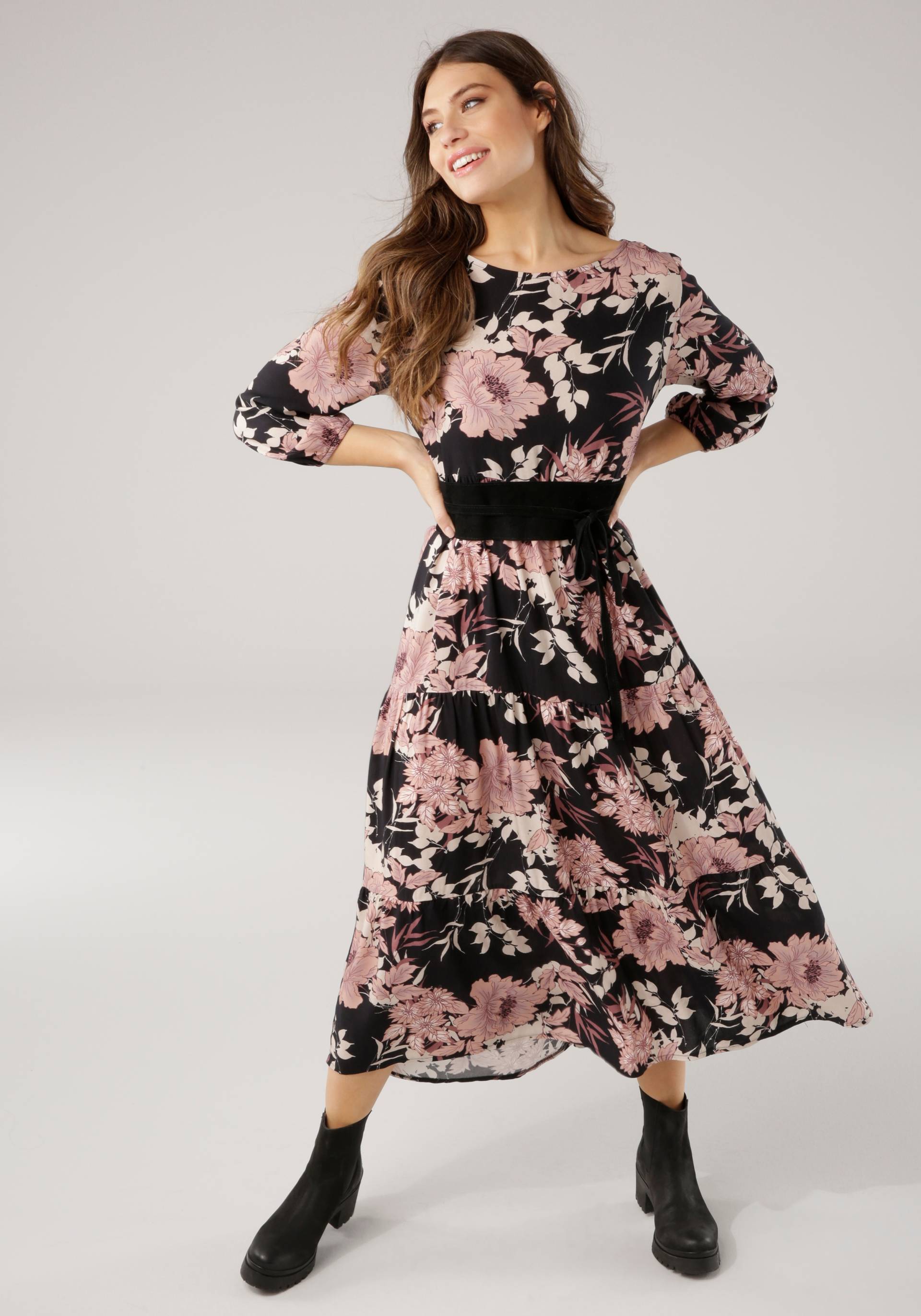 Laura Scott Blusenkleid, in modischer Maxilänge Laura Scott Blusenkleid, in modischer Maxilänge von laura scott