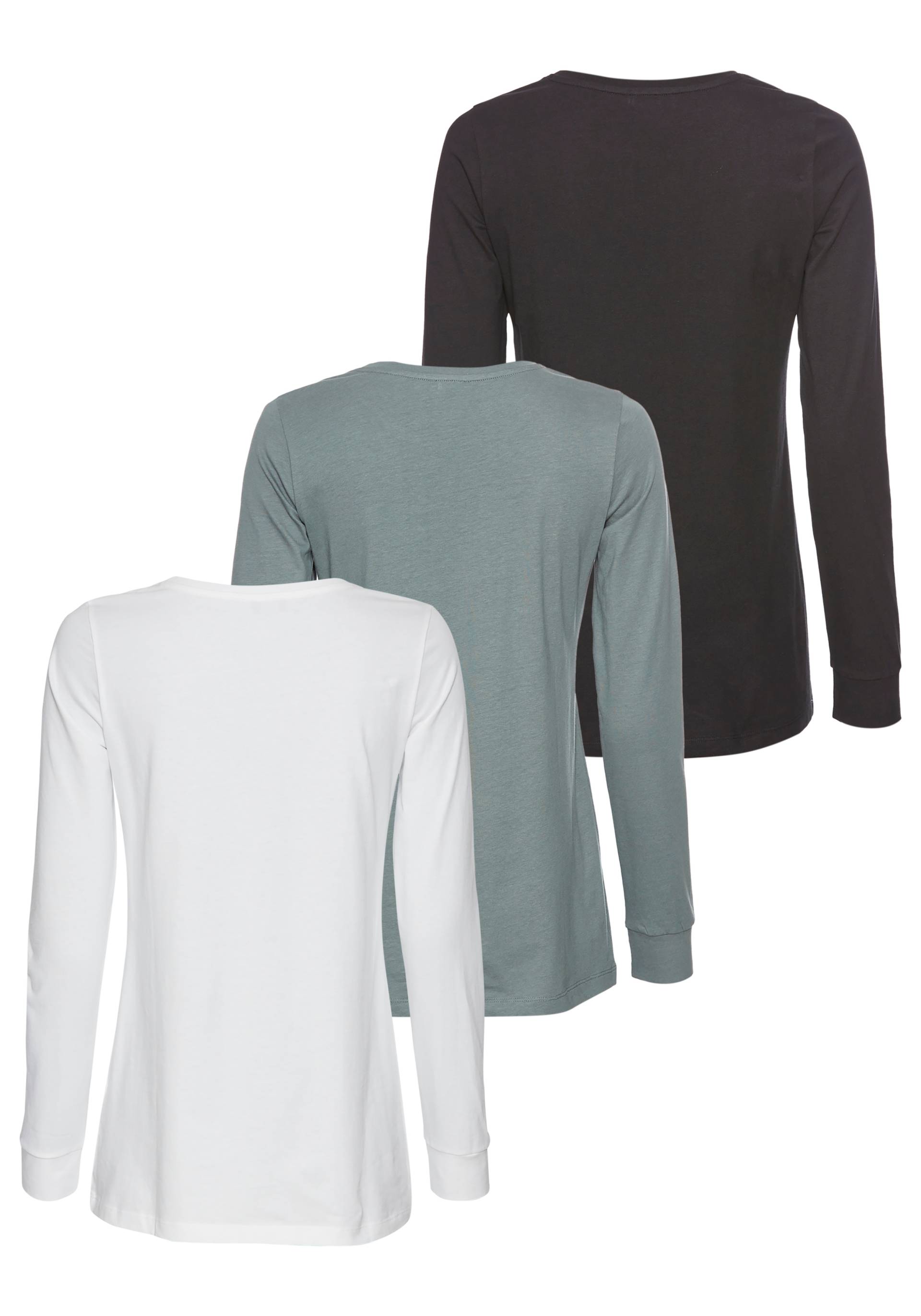 Laura Scott Langarmshirt, mit Bündchen am Ärmelabschluss - NEUE KOLLEKTION Laura Scott Langarmshirt, mit Bündchen am Ärmelabschluss - NEUE KOLLEKTION von laura scott