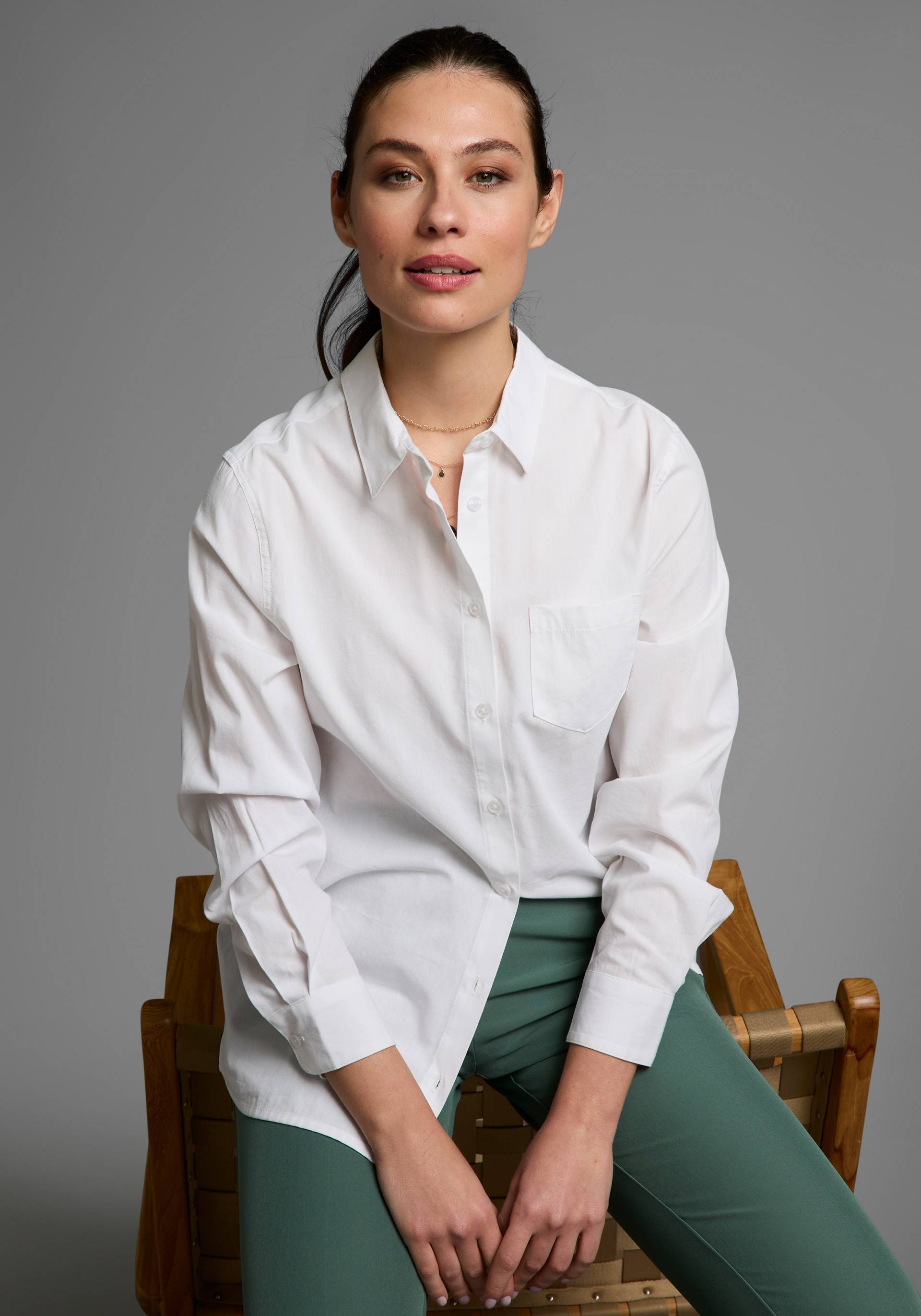 Laura Scott Longbluse, mit Brusttasche Laura Scott Longbluse, mit Brusttasche von laura scott