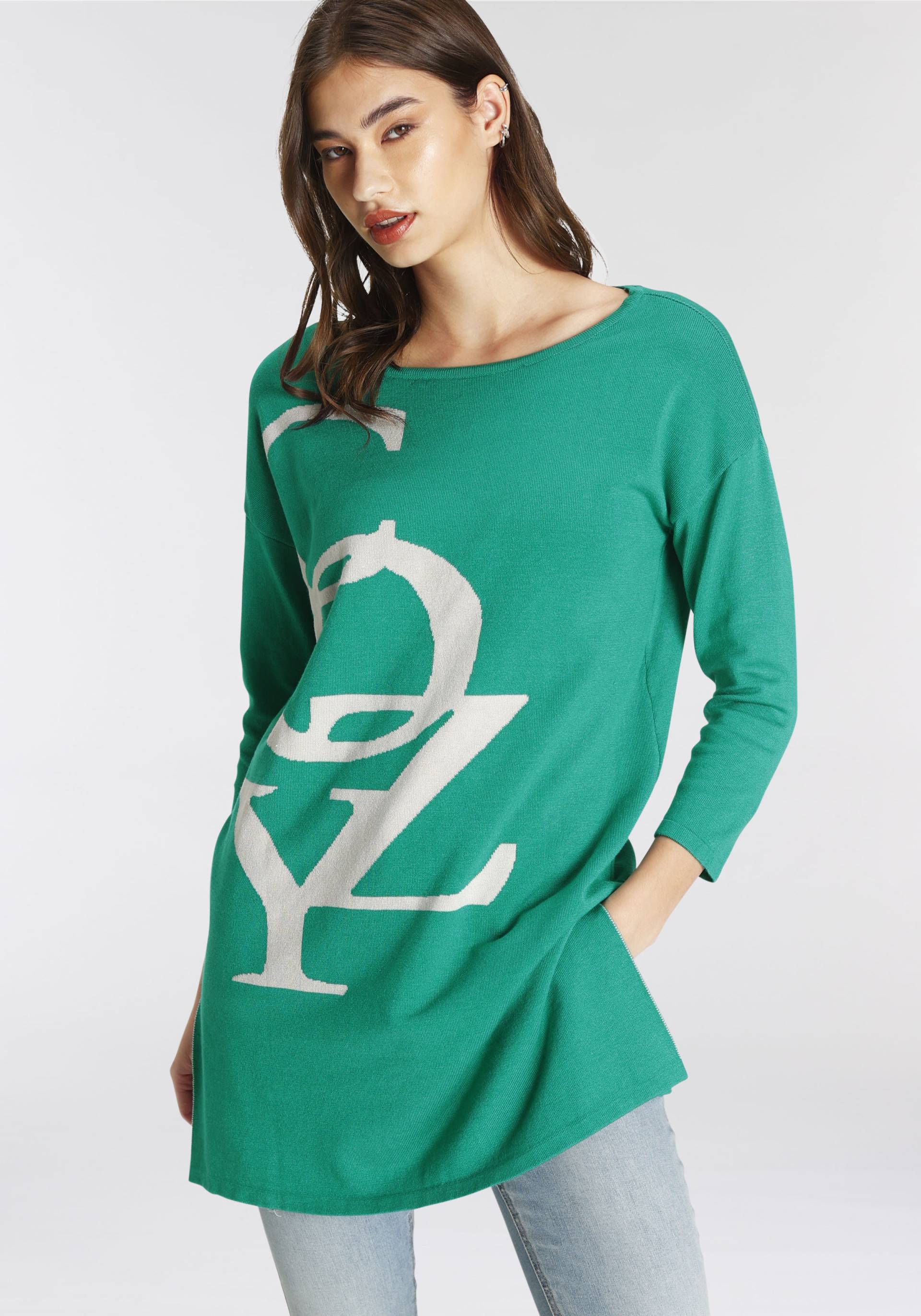 Laura Scott Longpullover, mit modernen Schriftzug - NEUE KOLLEKTION Laura Scott Longpullover, mit modernen Schriftzug - NEUE KOLLEKTION von laura scott