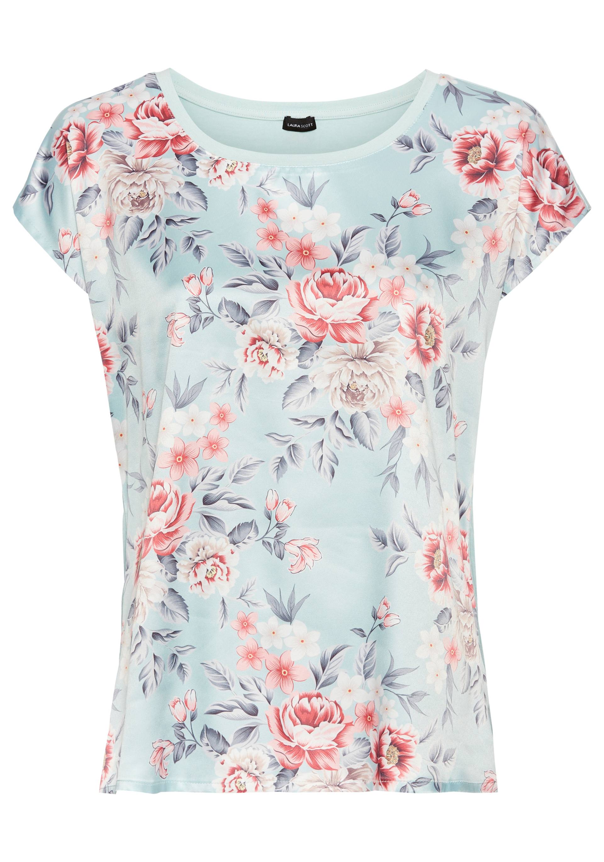 Laura Scott Shirtbluse, aus glänzendem Satin von laura scott