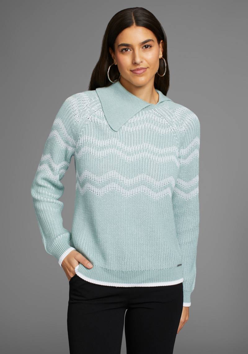 Laura Scott Strickpullover, mit Zickzackstrickmuster - NEUE KOLLEKTION von laura scott