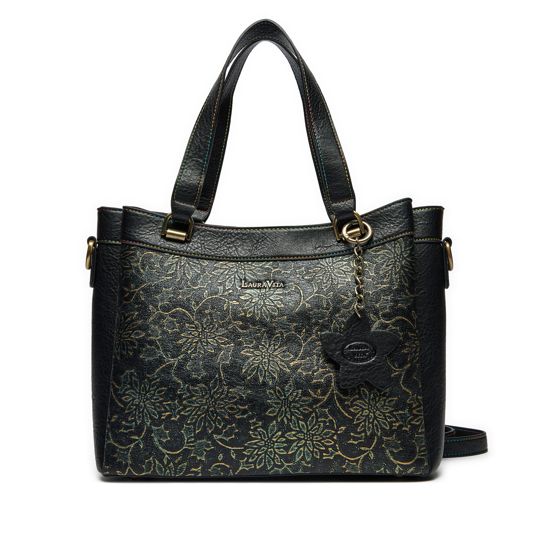 Handtasche Laura Vita Aurea 01 Schwarz Handtasche Laura Vita Aurea 01 Schwarz von laura vita