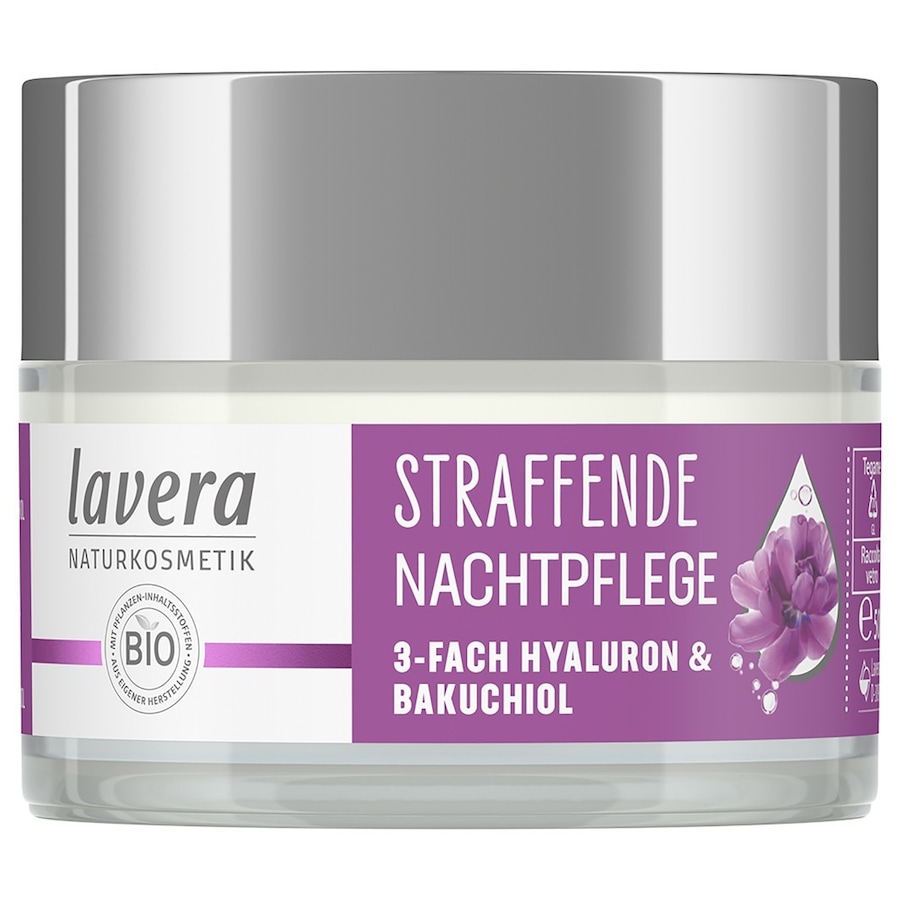 lavera  lavera 3fach Hyaluron & Bakuchiol nachtcreme 50.0 ml von lavera