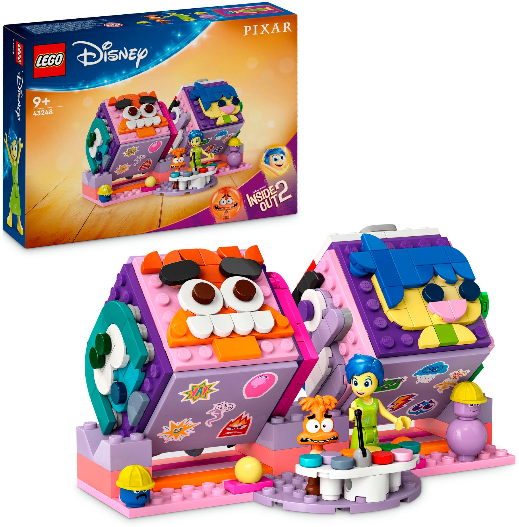 LEGO® Konstruktionsspielsteine »Alles steht Kopf 2 Stimmungswürfel (43248), LEGO Disney Pixar«, (394 St.) von lego®