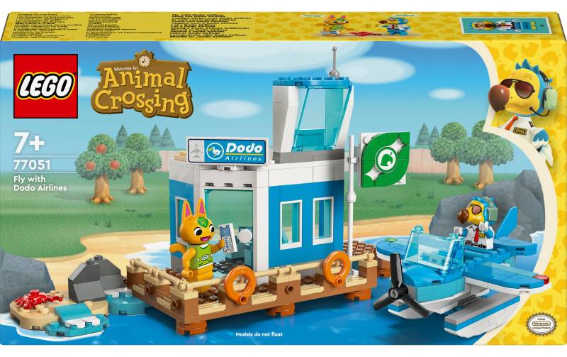 LEGO® Konstruktionsspielsteine »Animal Crossing Flieg mit Dodo Airlines 77051«, (292 St.) von lego®