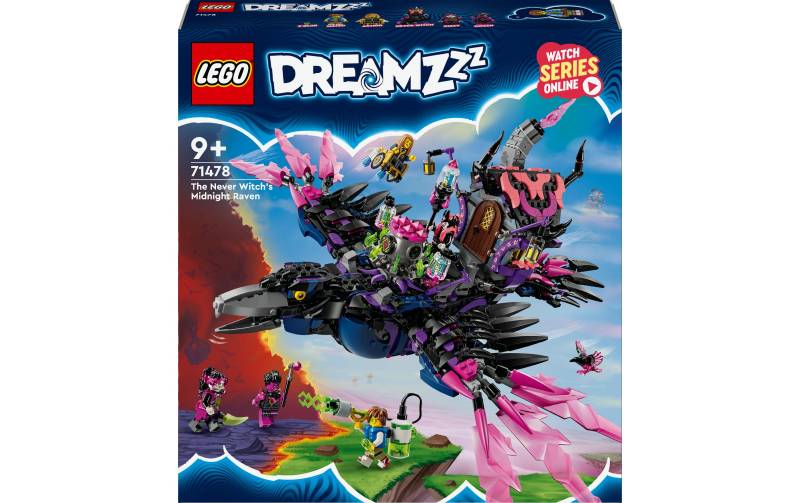 LEGO® Konstruktionsspielsteine »DreamZzz Der Mitternachtsrabe der Nimmerhexe 71478«, (1203 St.) von lego®