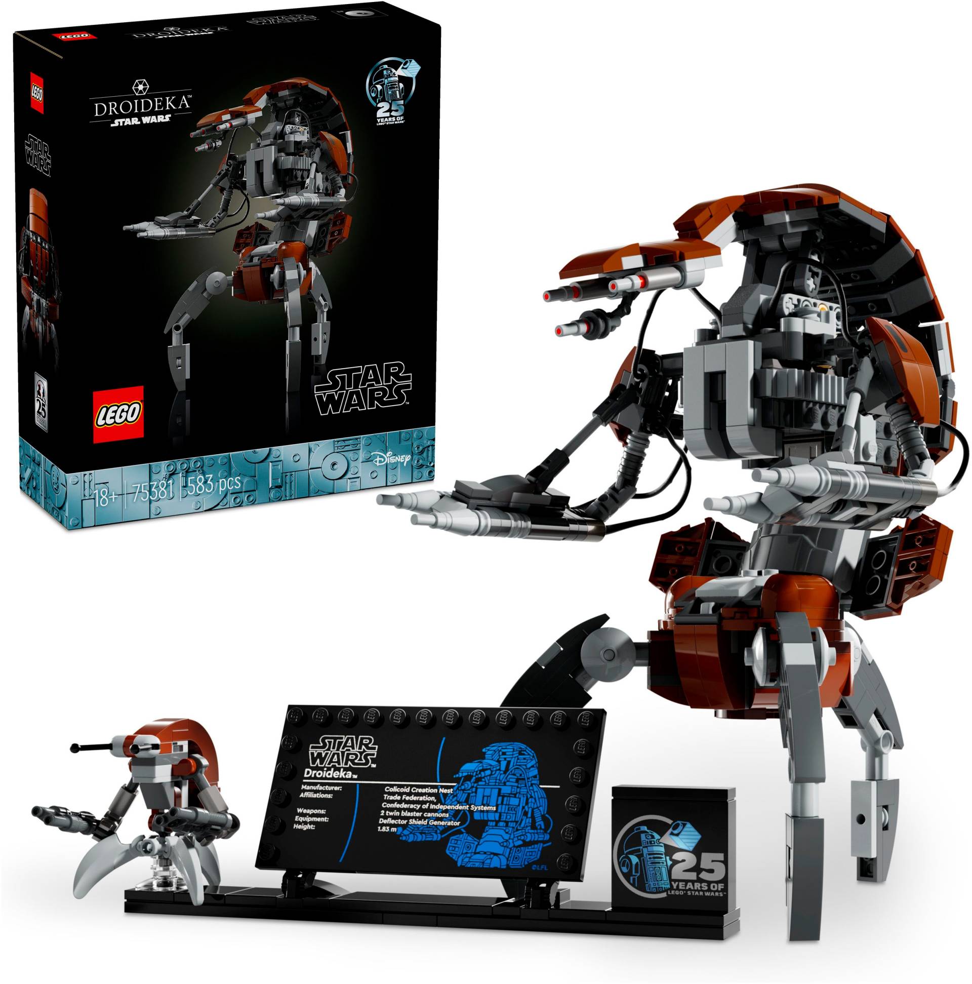 LEGO® Konstruktionsspielsteine »Droideka™ (75381), LEGO Star Wars ™«, (583 St.) von lego®