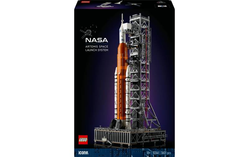 LEGO® Konstruktionsspielsteine »Icons NASA Artemis Startrampe 10341«, (3601 St.) von lego®