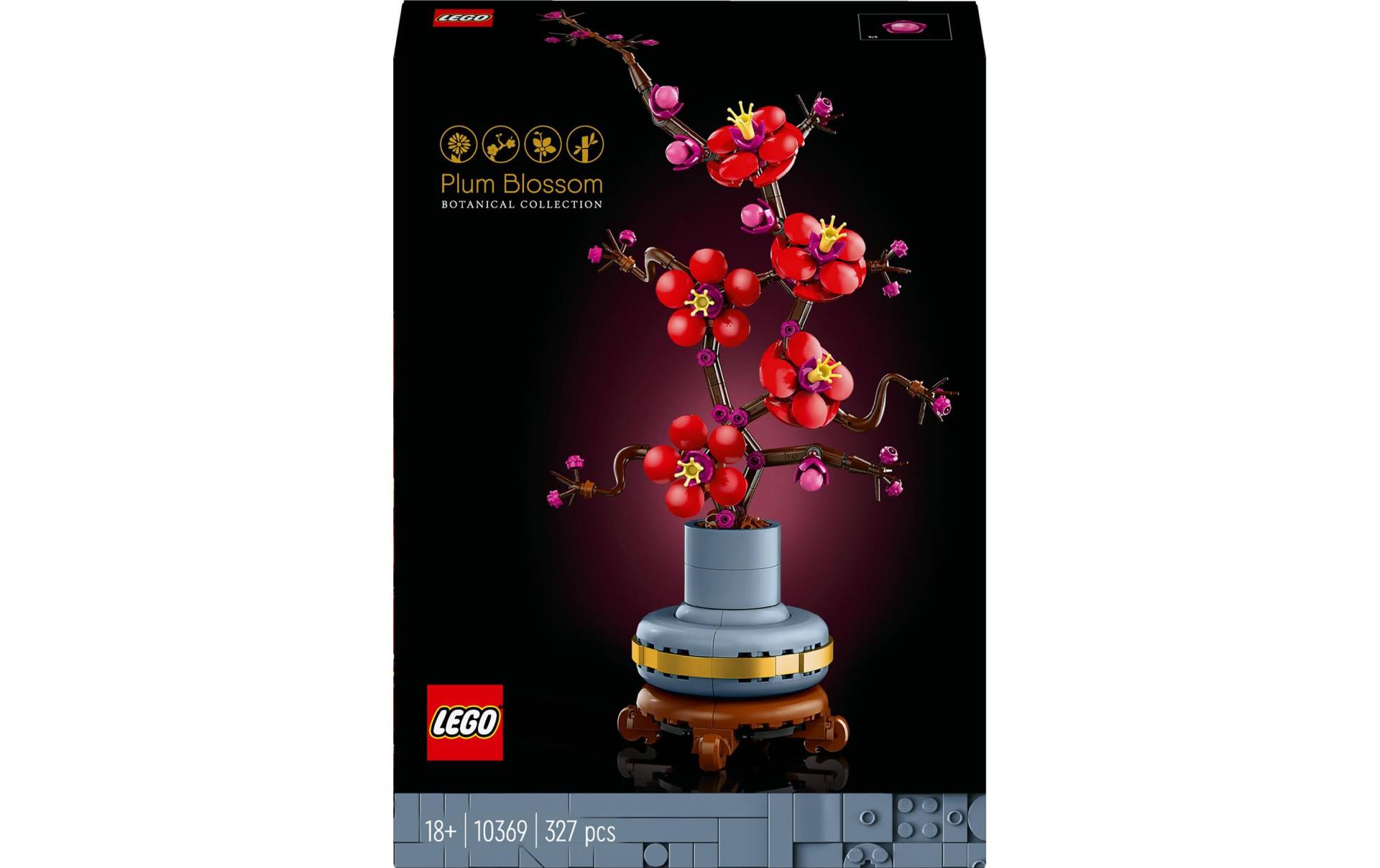 LEGO® Konstruktionsspielsteine »Icons Pflaumenblüte 10369«, (327 St.) von lego®