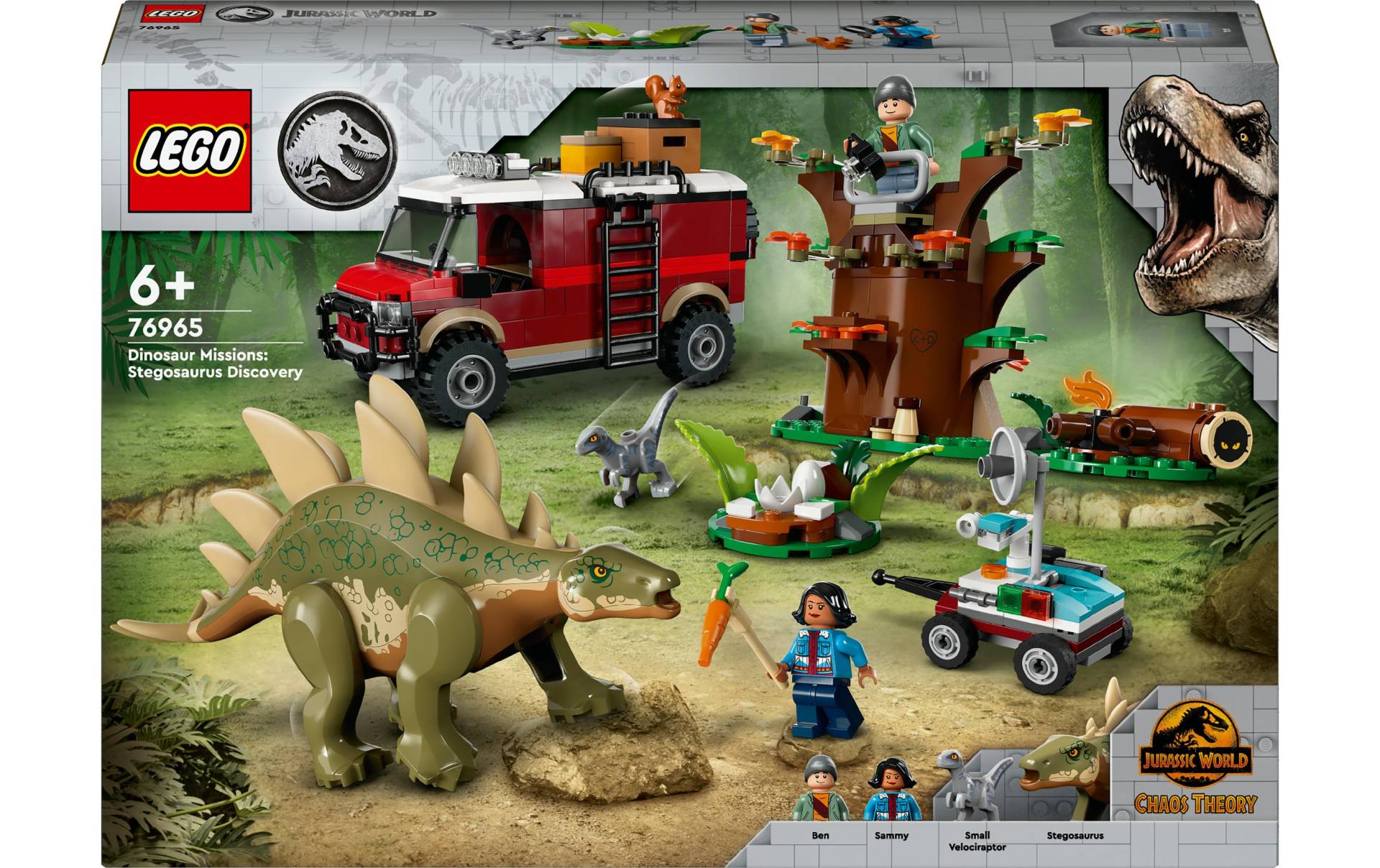 LEGO® Konstruktionsspielsteine »Jurassic World Entdeckung des Stegosaurus 76965«, (420 St.) von lego®