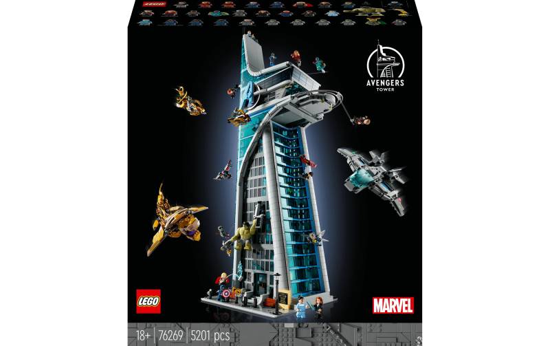 LEGO® Konstruktionsspielsteine »Marvel Avengers Tower 76269«, (5201 St.) von lego®