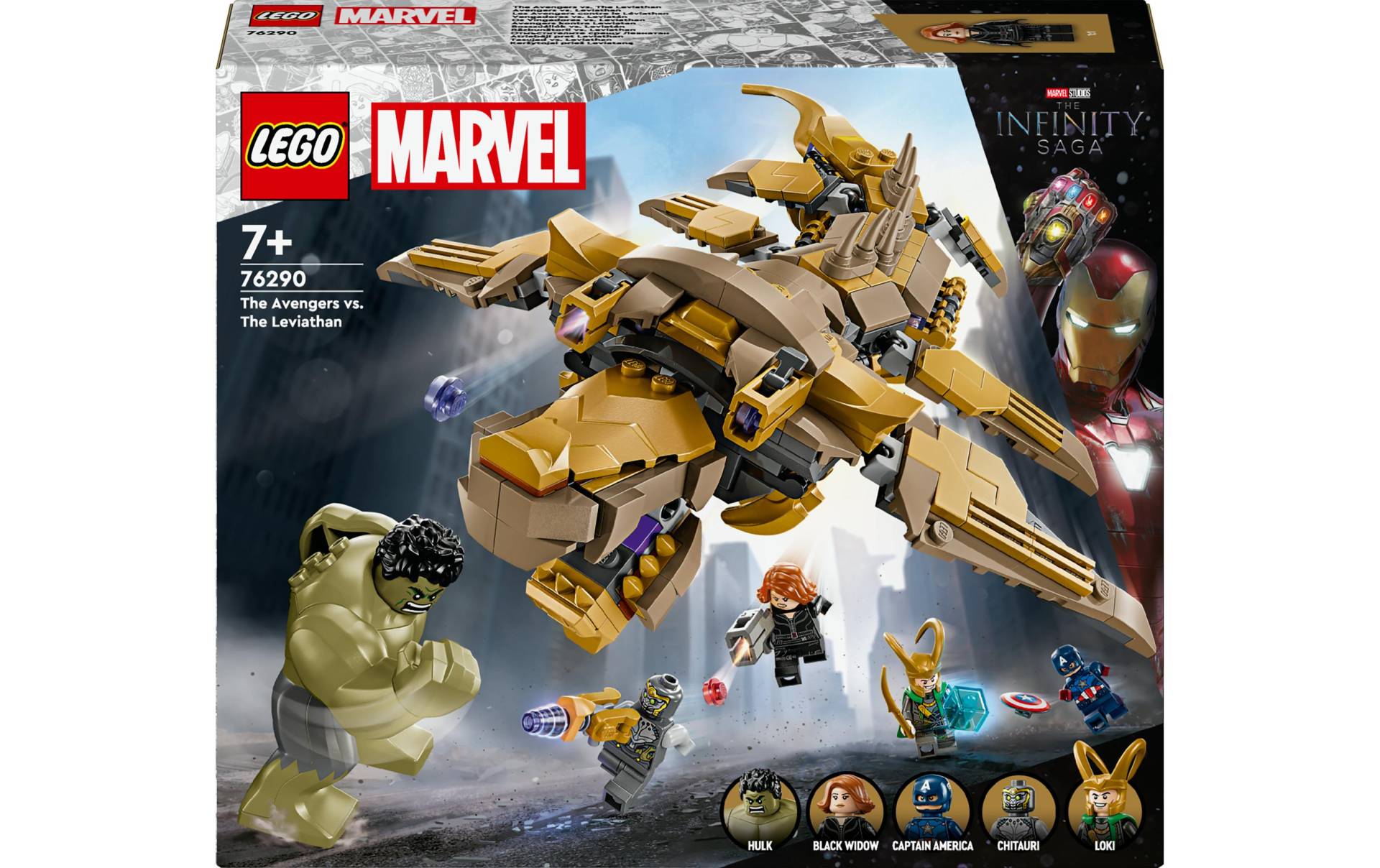 LEGO® Konstruktionsspielsteine »Marvel Avengers vs. Leviathan 76290«, (347 St.) von lego®