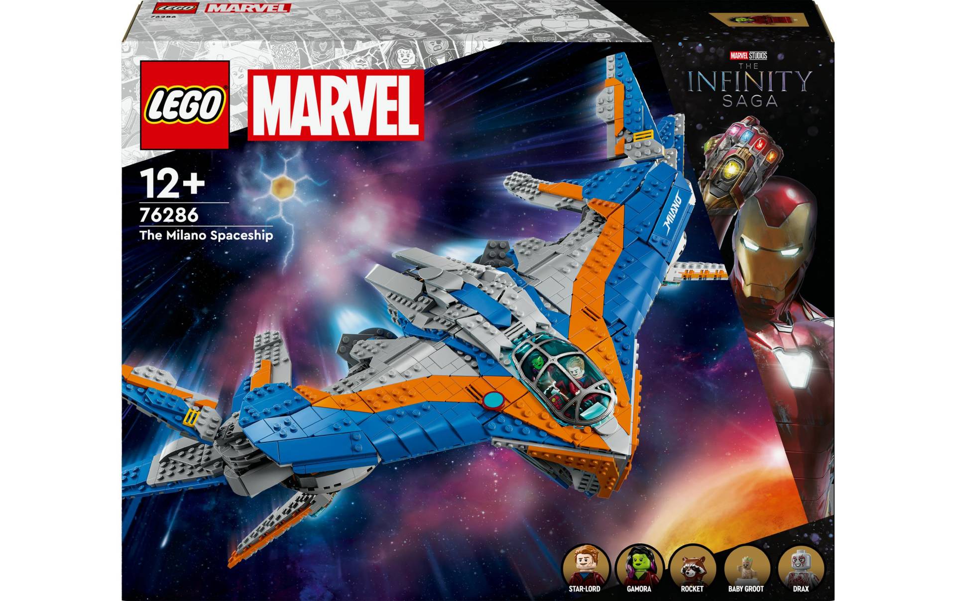 LEGO® Konstruktionsspielsteine »Marvel Guardians of the Galaxy: Die Milano 76286«, (2090 St.) von lego®