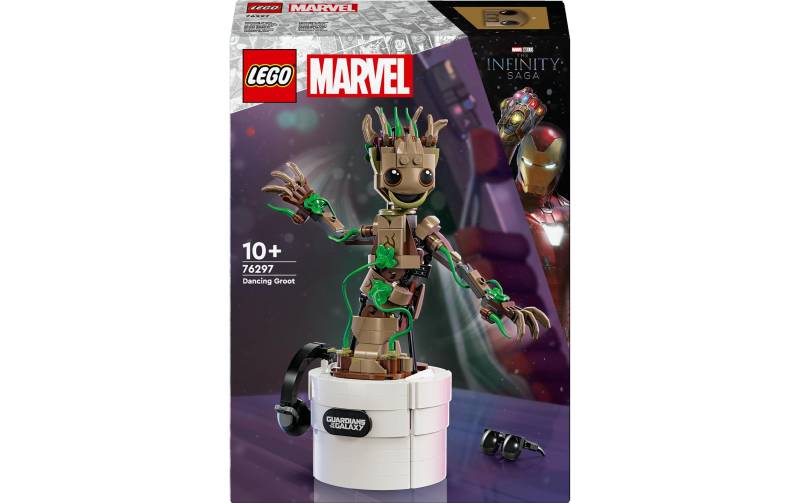 LEGO® Konstruktionsspielsteine »Marvel Tanzender Groot 76297«, (459 St.) von lego®