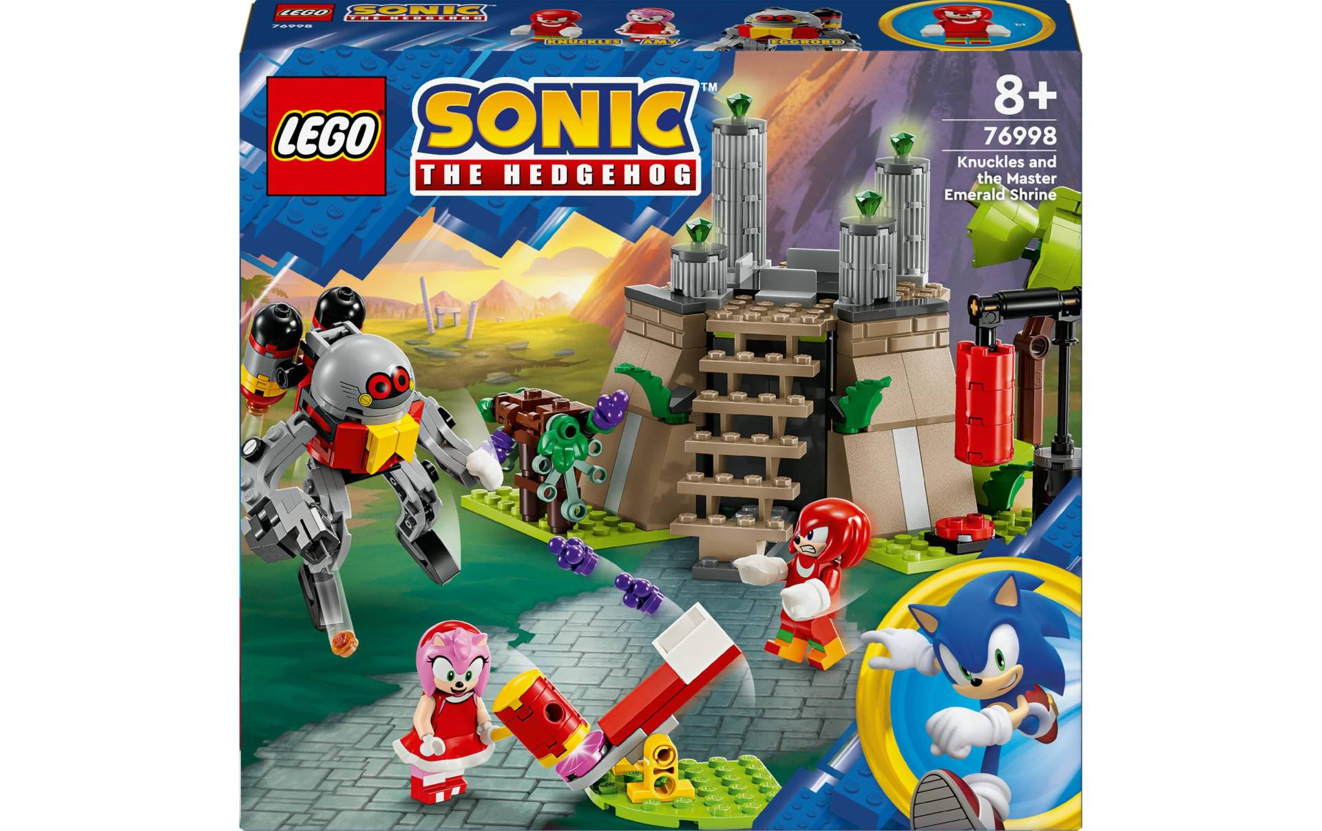 LEGO® Konstruktionsspielsteine »Sonic Knuckles und der Schrein des Master Emerald 76998«, (325 St.) von lego®