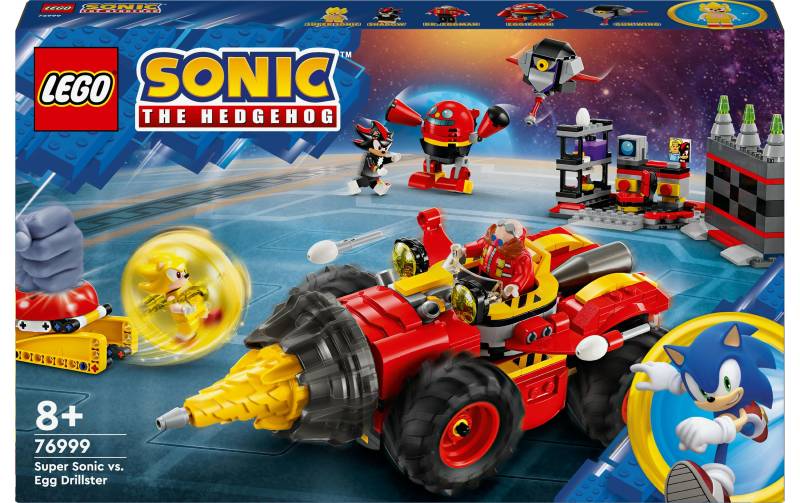 LEGO® Konstruktionsspielsteine »Sonic Super Sonic vs. Egg Drillster 76999«, (590 St.) von lego®