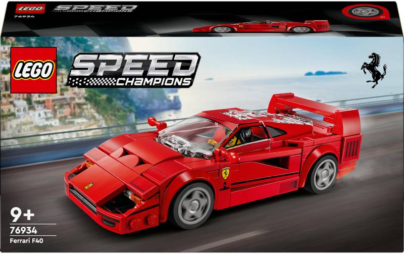 LEGO® Konstruktionsspielsteine »Speed Champions Ferrari F40 Supersportwagen 76934«, (318 St.) von lego®