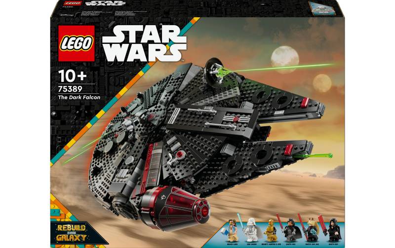 LEGO® Konstruktionsspielsteine »Star Wars Dunkler Millennium Falke 75389«, (1579 St.) von lego®