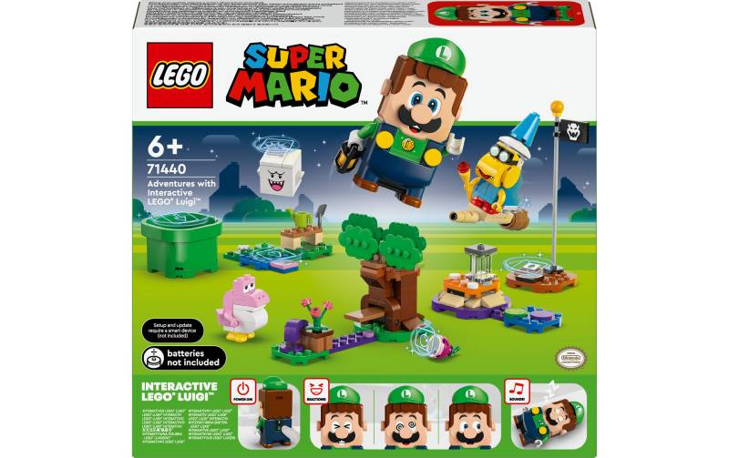 LEGO® Konstruktionsspielsteine »Super Mario Abenteuer mit dem interaktiven Luigi 71440«, (210 St.) von lego®