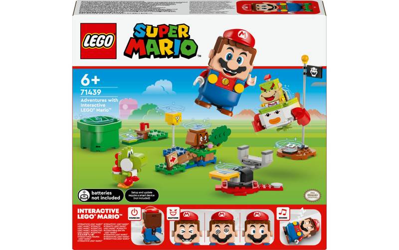 LEGO® Konstruktionsspielsteine »Super Mario Abenteuer mit dem interaktiven Mario 71439«, (218 St.) von lego®