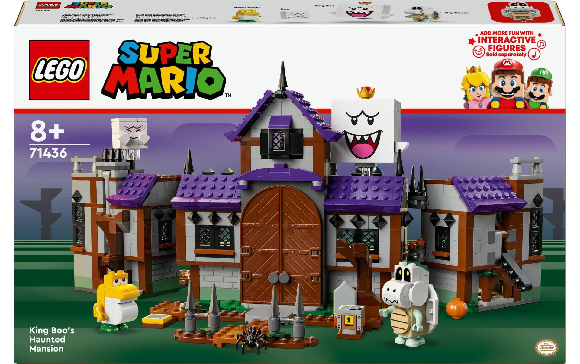 LEGO® Konstruktionsspielsteine »Super Mario König Buu Huus Spukhaus 71436«, (932 St.) von lego®