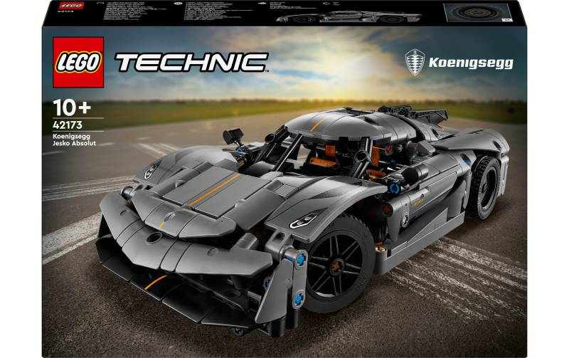 LEGO® Konstruktionsspielsteine »Technic Koenigsegg Jesko Supersportwagen 42173«, (801 St.) von lego®