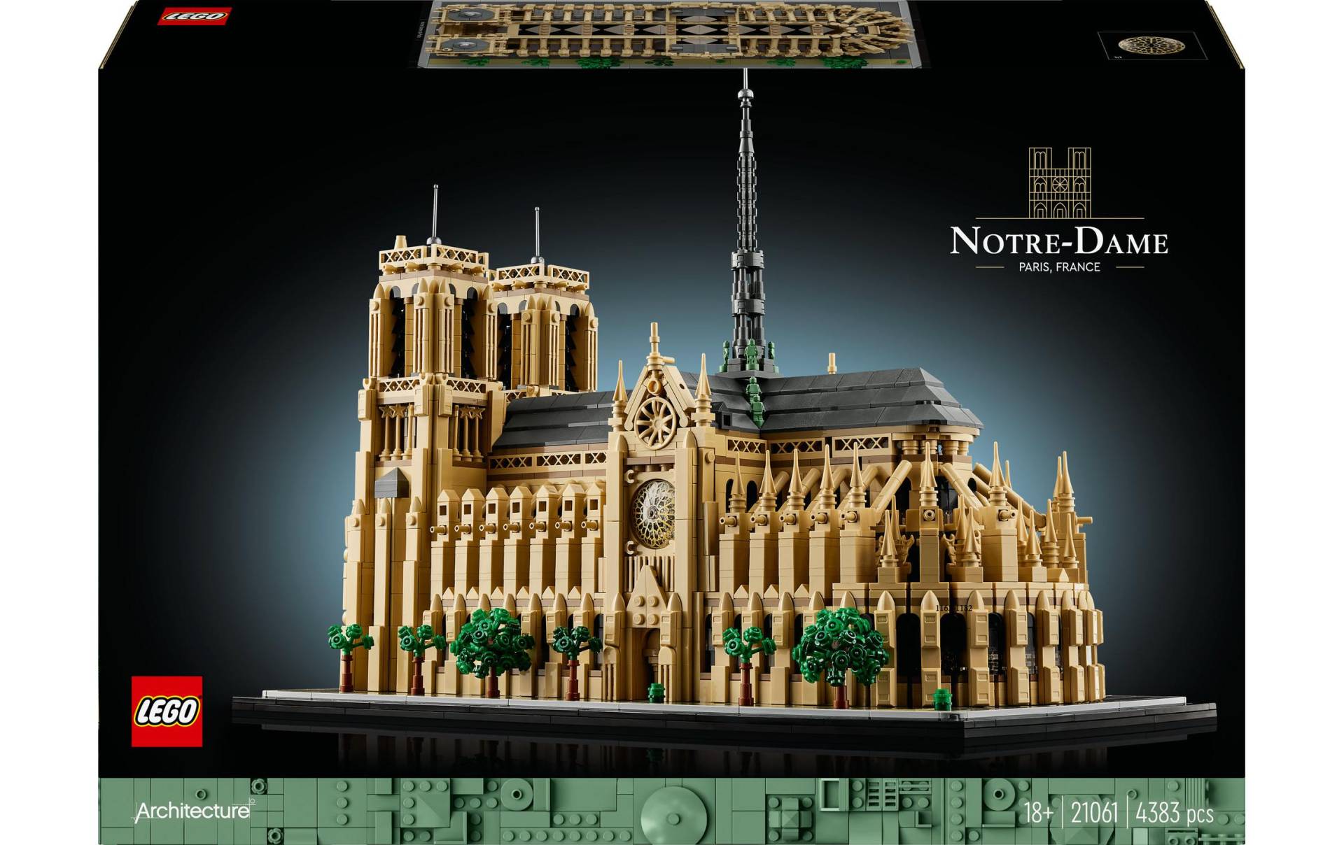 LEGO® Spielbausteine »Architecture Notre-Dame de Paris 21061«, (4383 St.) von lego®