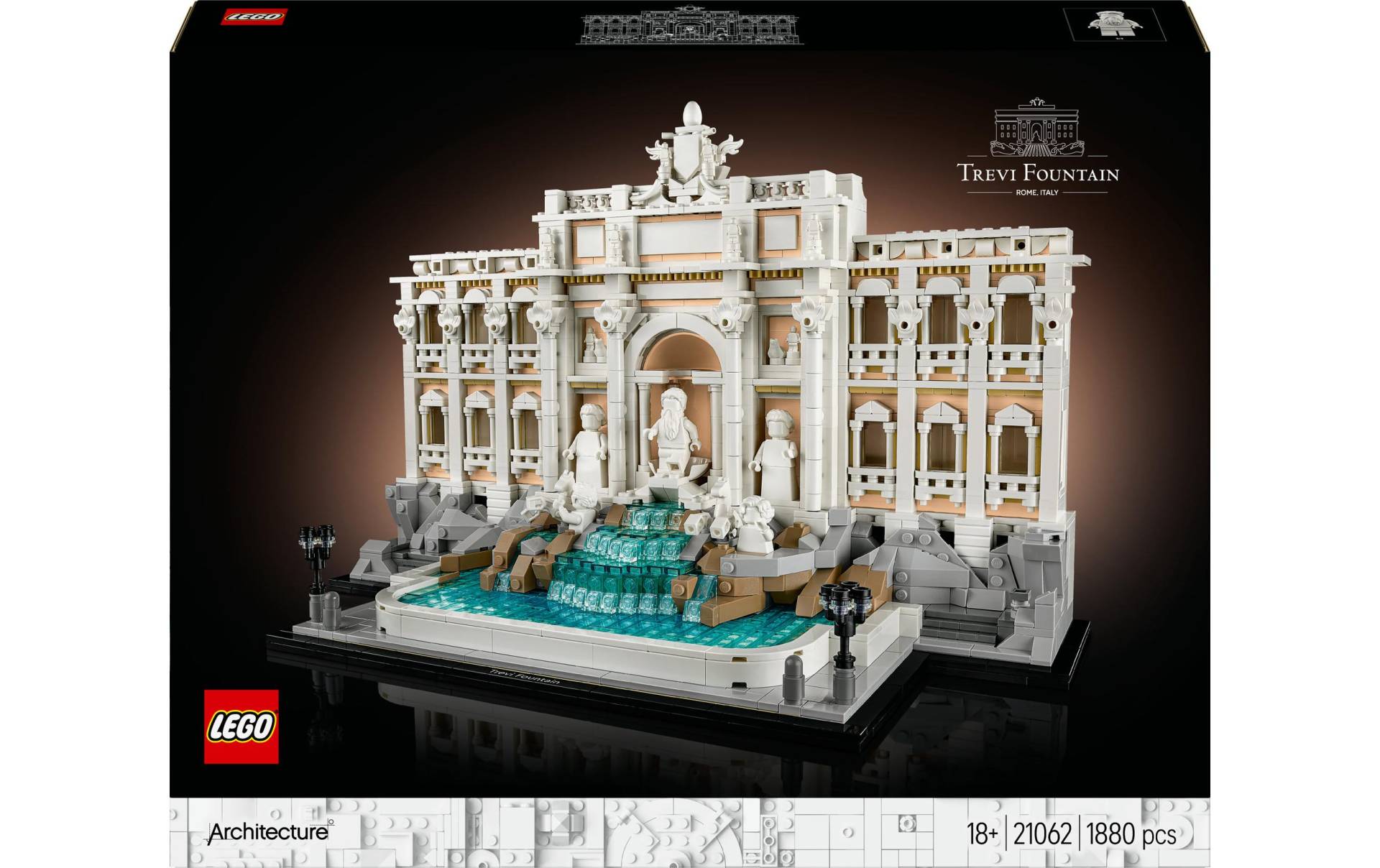 LEGO® Spielbausteine »Architecture Trevi-Brunnen 21062«, (1880 St.) von lego®