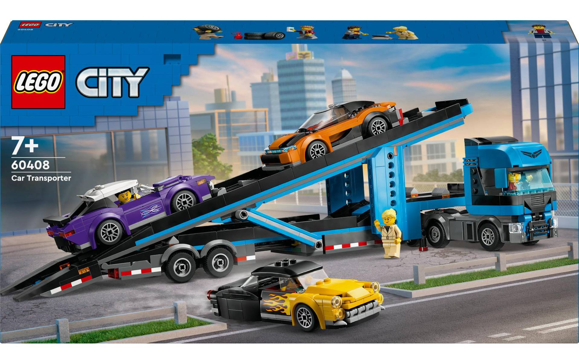 LEGO® Spielbausteine »City Autotransporter mit Sportwagen 60408«, (998 St.) von lego®