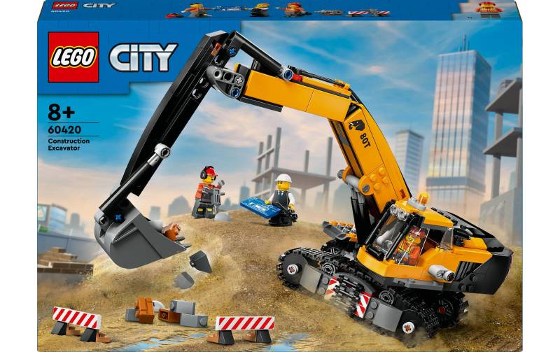 LEGO® Spielbausteine »City Raupenbagger 60420«, (633 St.) von lego®