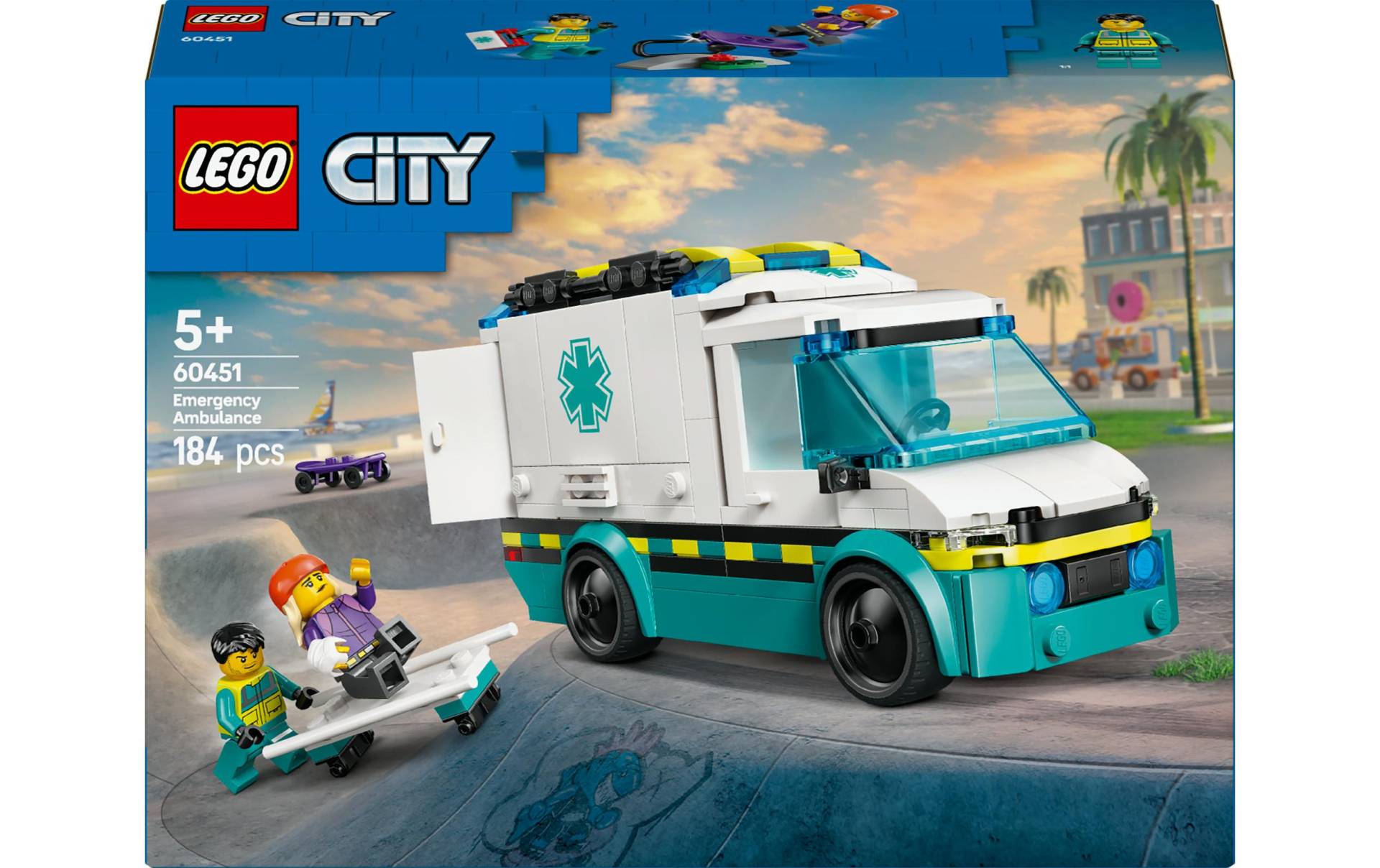 LEGO® Spielbausteine »City Rettungswagen 60460«, (184 St.) von lego®