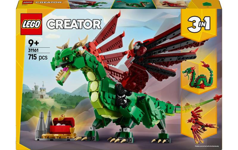 LEGO® Spielbausteine »Creator Grüner Drache 31161«, (715 St.) von lego®