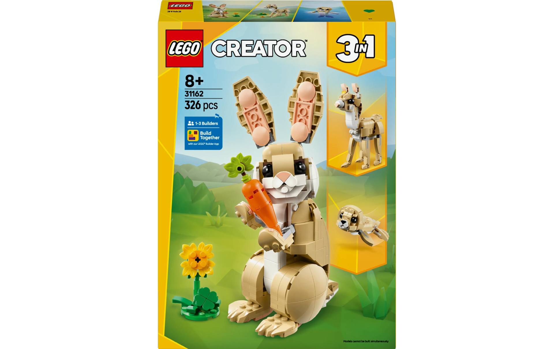 LEGO® Spielbausteine »Creator Häschen 31162«, (326 St.) von lego®